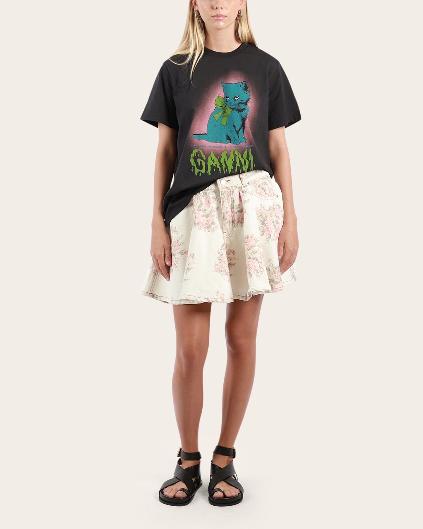 Neon Kitty T-shirt