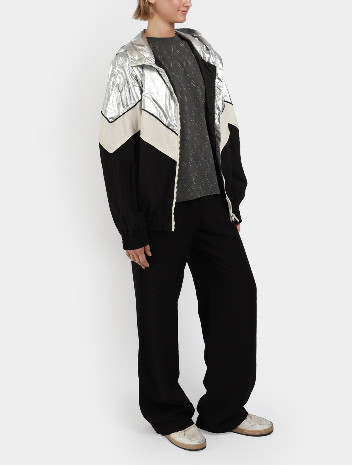 Star Patchwork Windbreaker