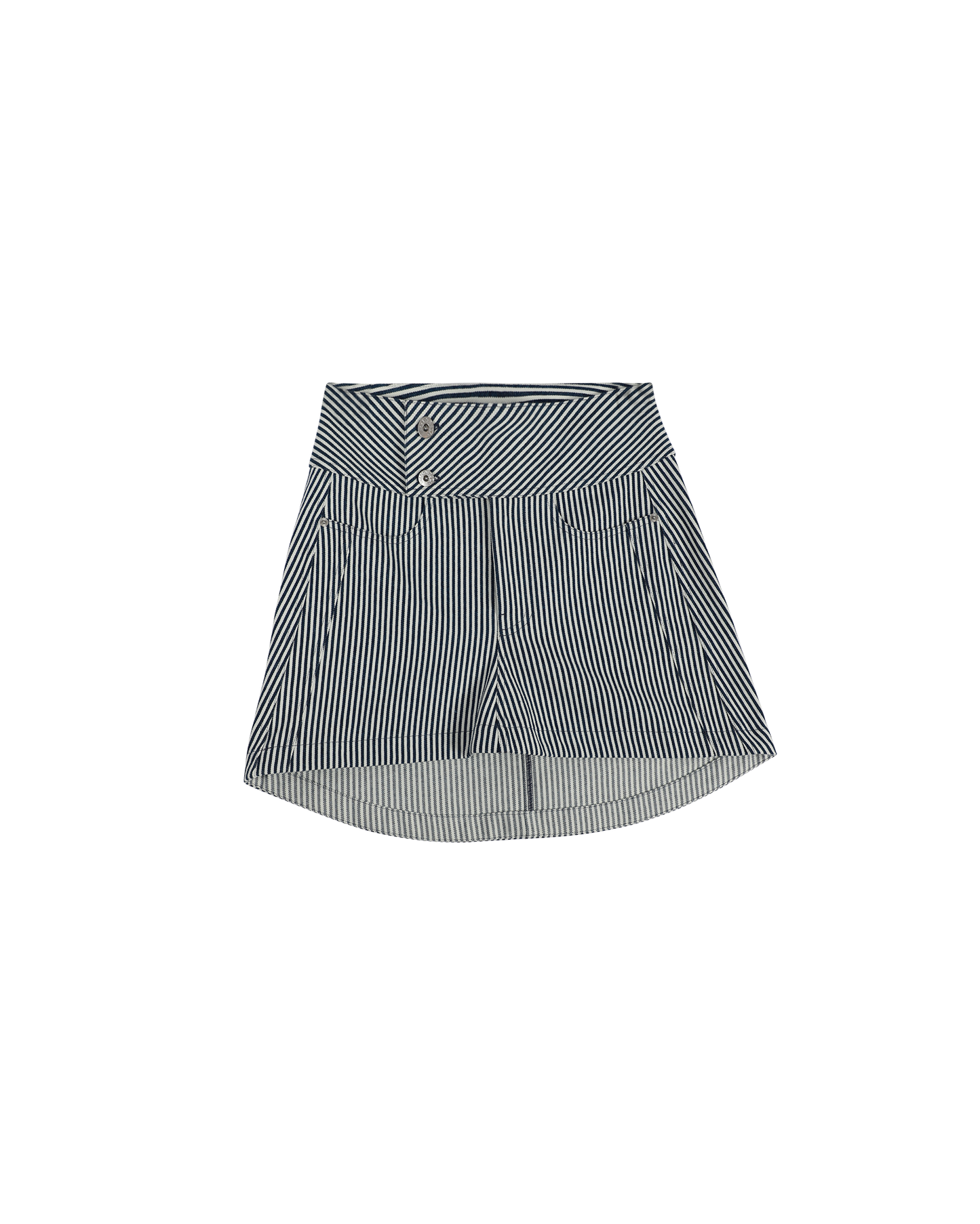 Curved Hem Mini Skirt