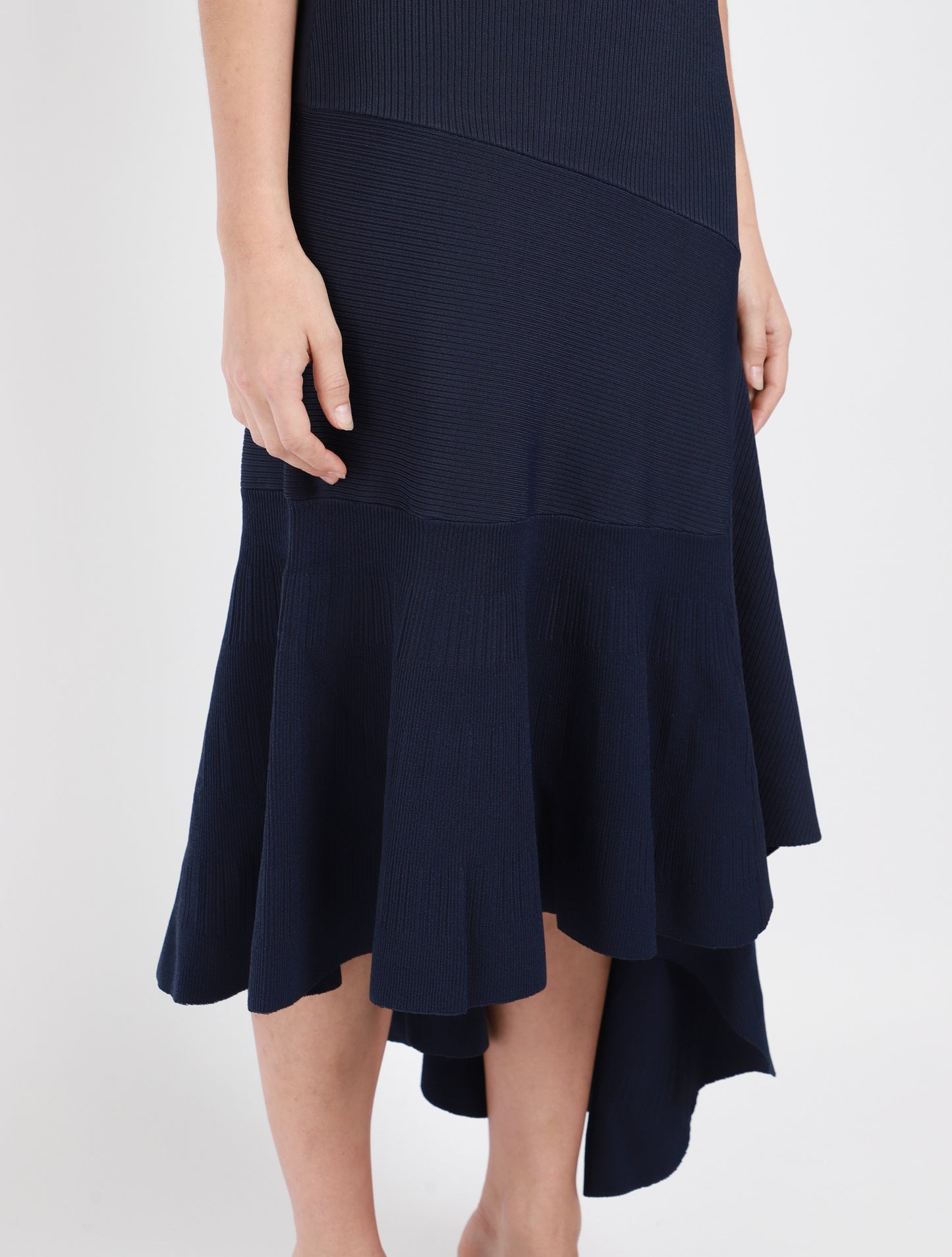 Cold Shoulder Ruffle Dress