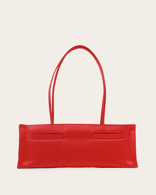 Satin Rectangulo Pockets Bag