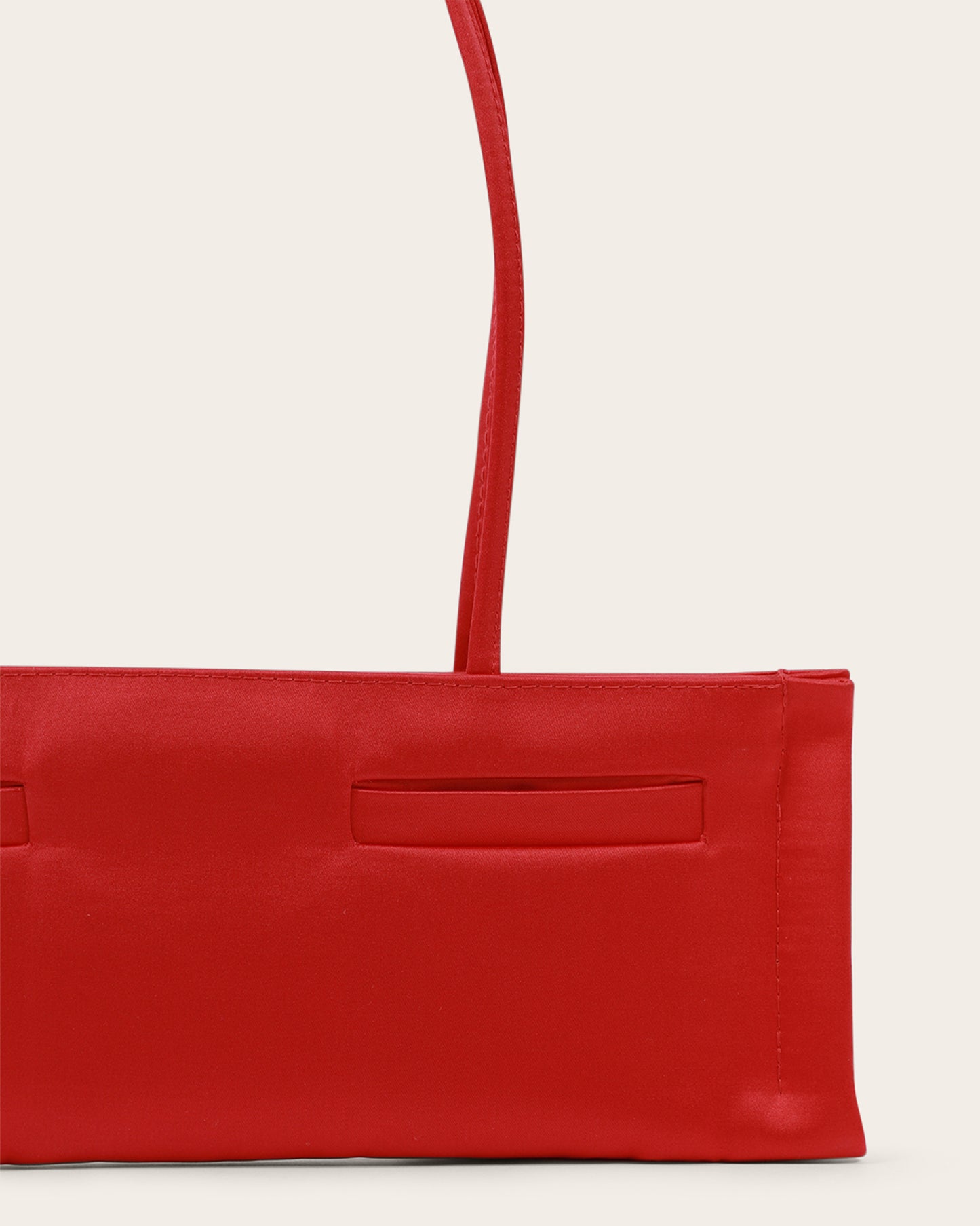 Satin Rectangulo Pockets Bag