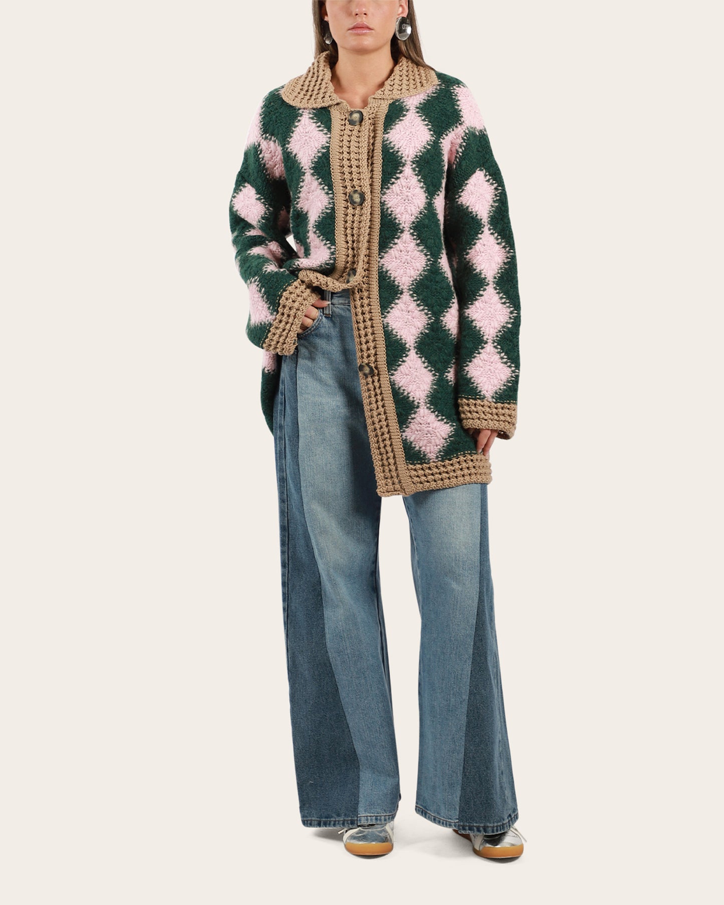 Crochet Bowling Cardigan