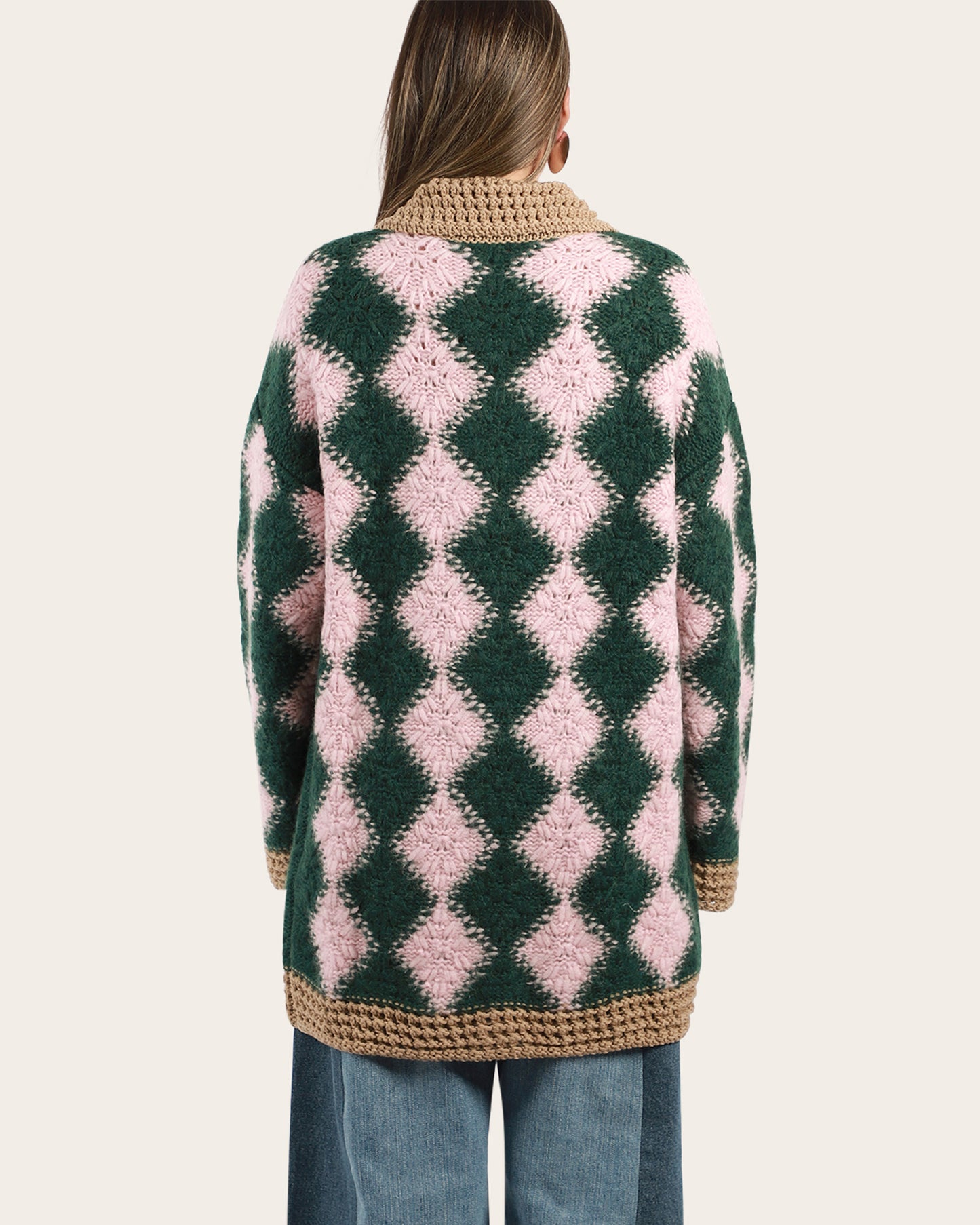 Crochet Bowling Cardigan
