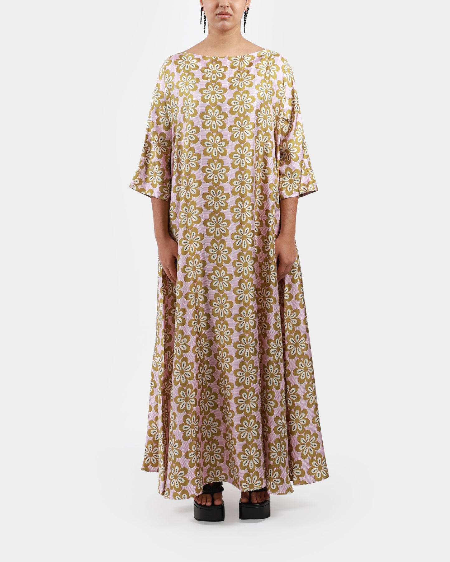 Muumuu Dress Round Neck