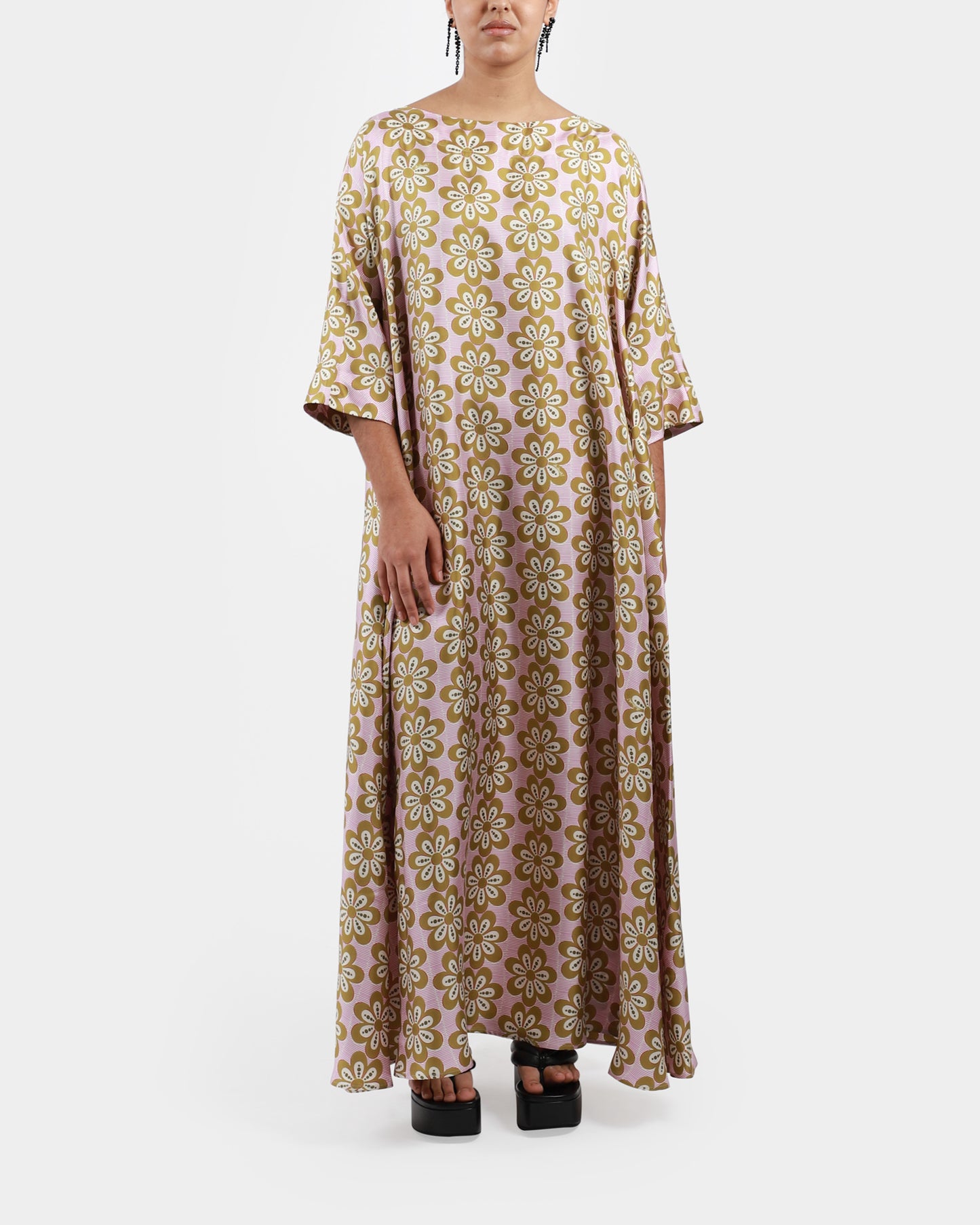 Muumuu Dress Round Neck
