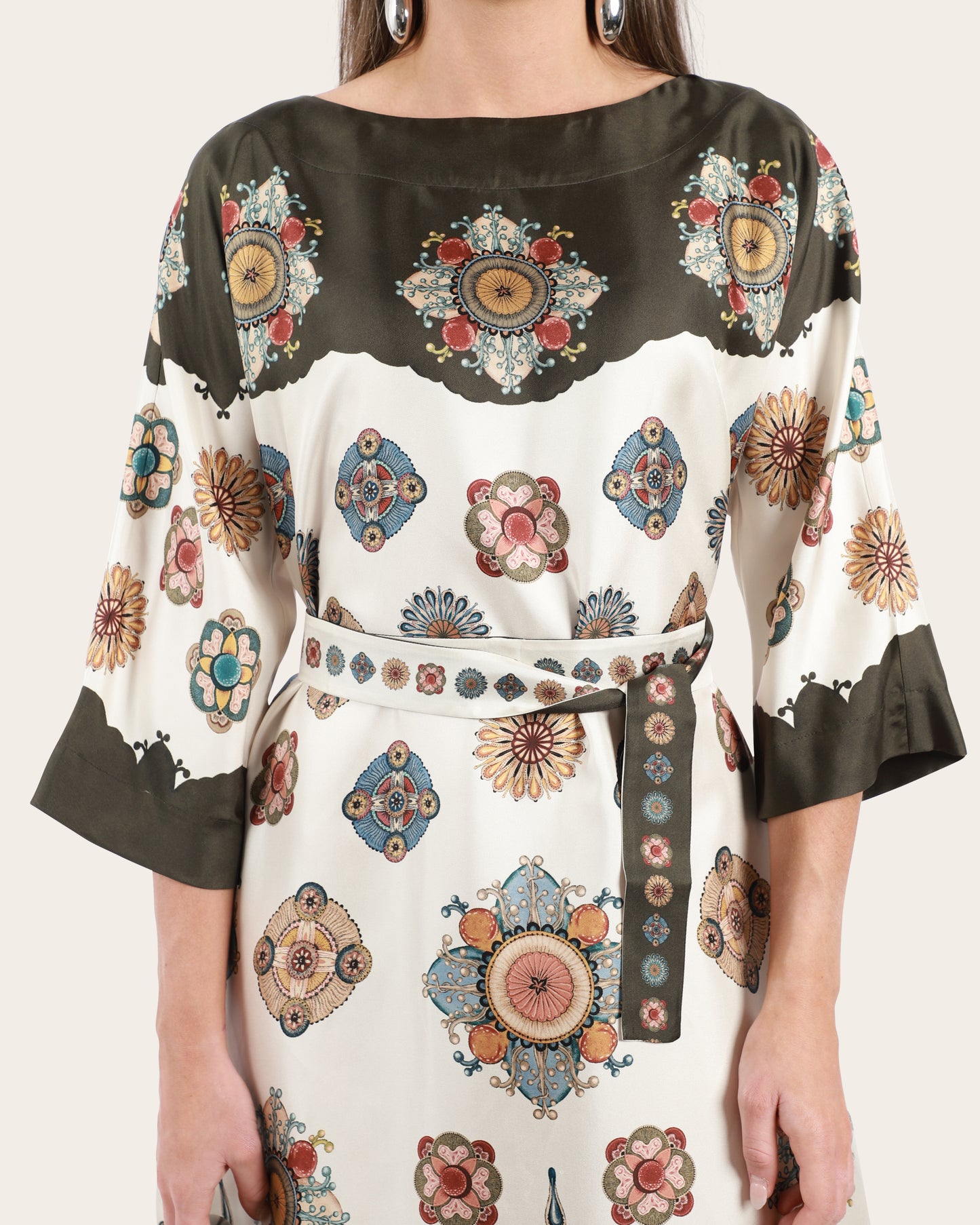 Muumuu Dress Round Neck