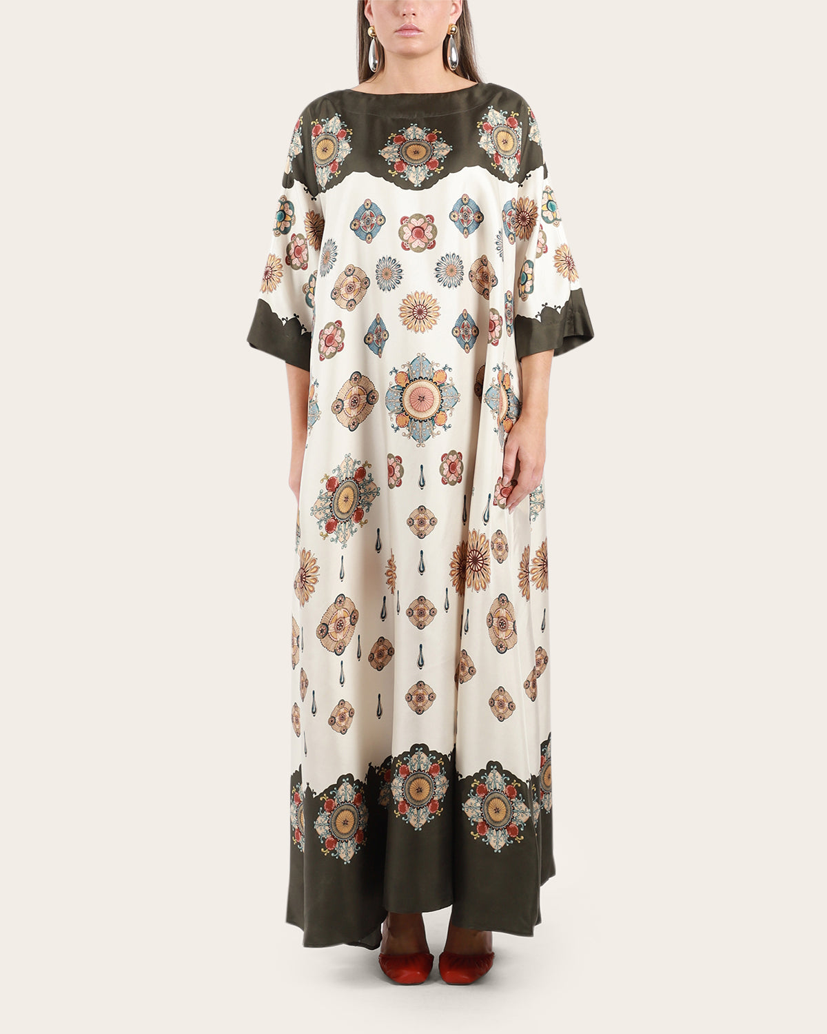 Muumuu Dress Round Neck