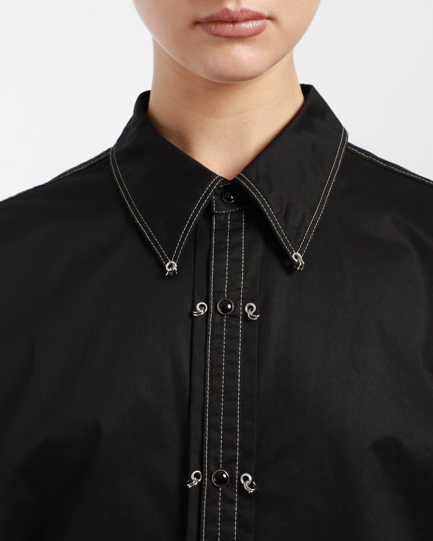 Embellished Metal Shirt