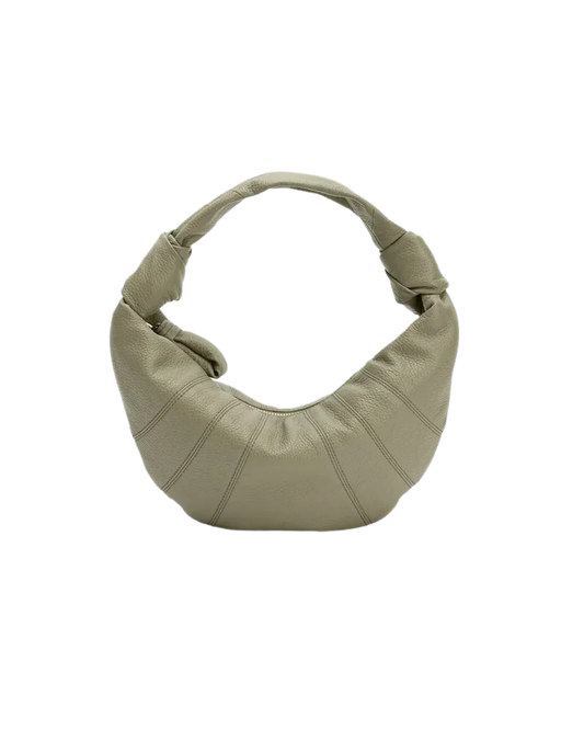 Mini Fortune Soft Grained Croissant Bag