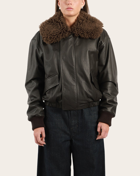 Shearling Collar Blouson