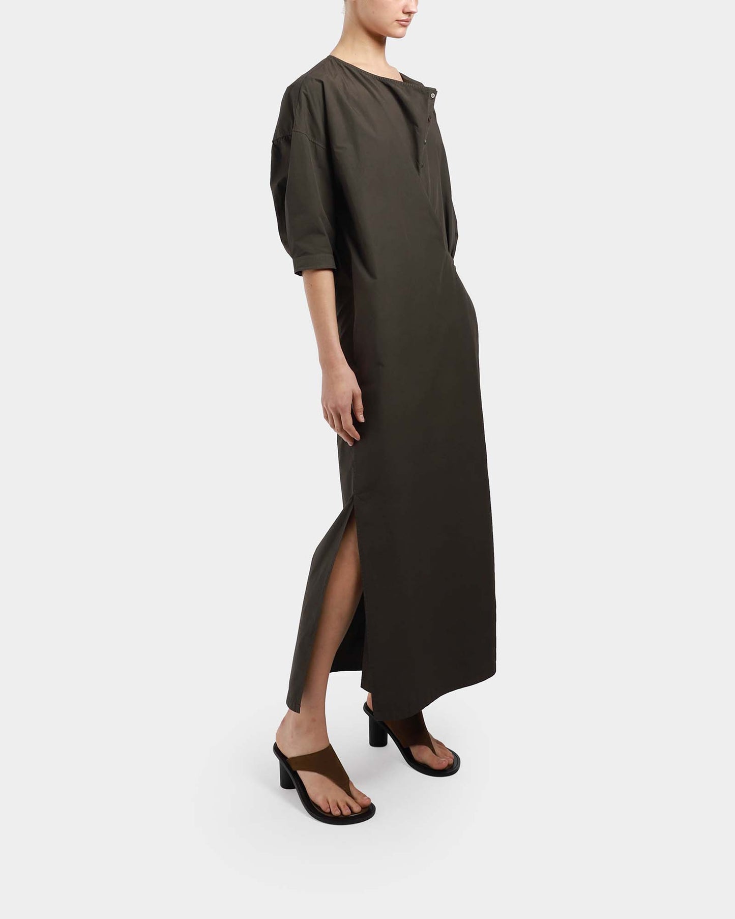 Short Sleeve Twisted Dress
