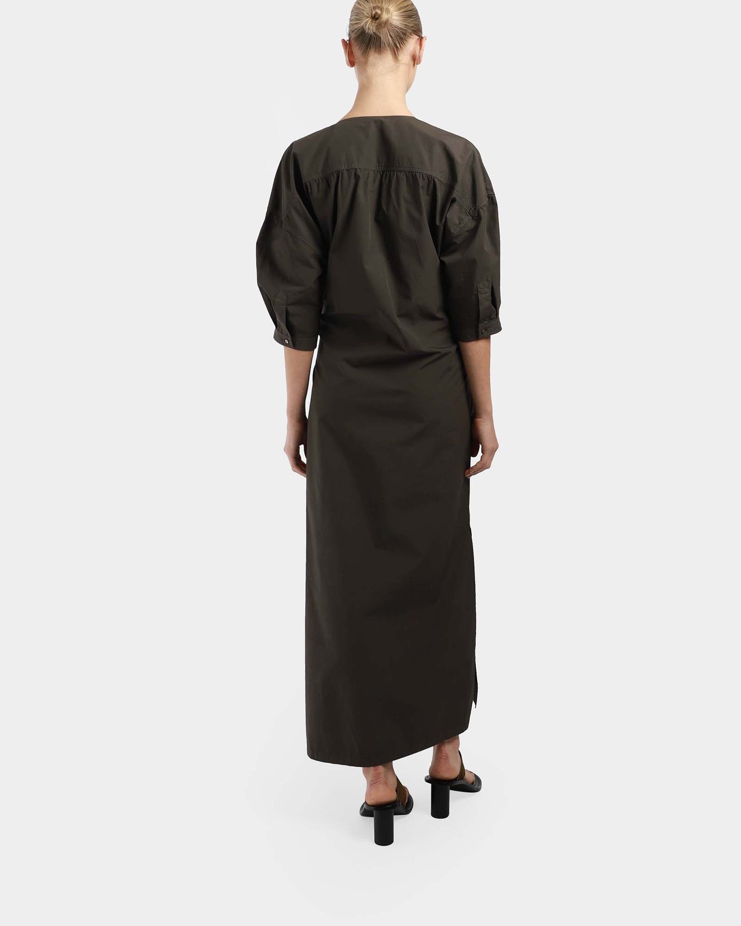 Short Sleeve Twisted Dress