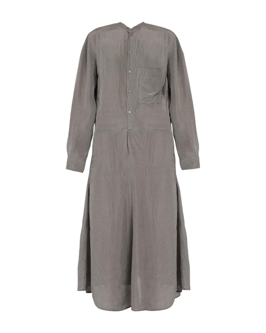 lemaire-banded-collar-shirt-dress-aluminium