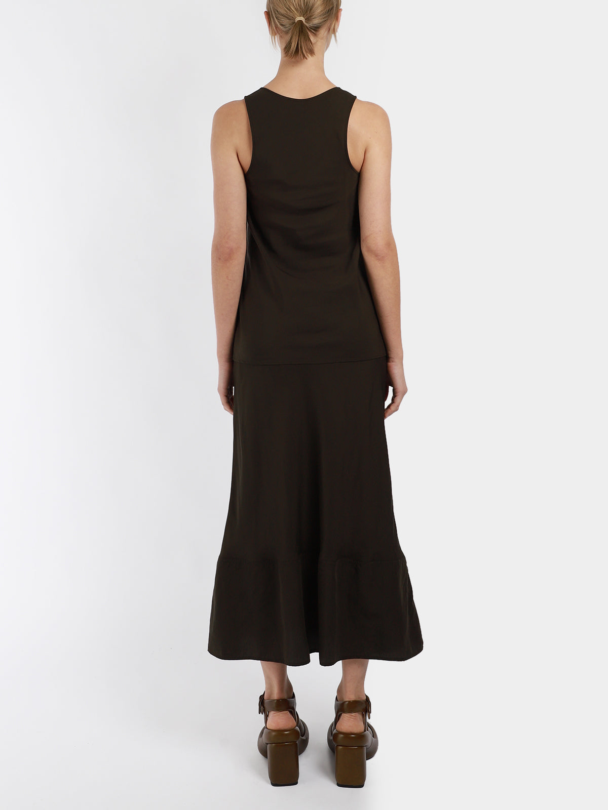 Bias Cut Long Skirt