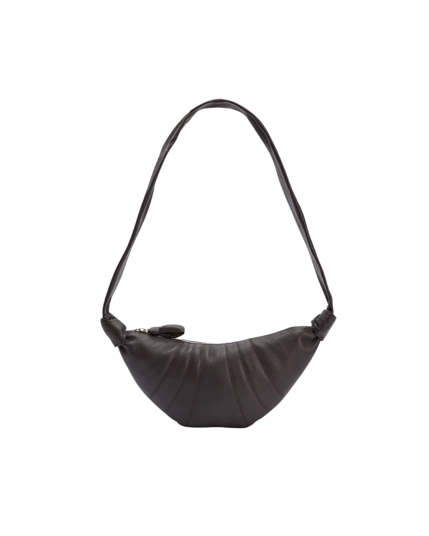 Small Soft Grained Croissant Bag