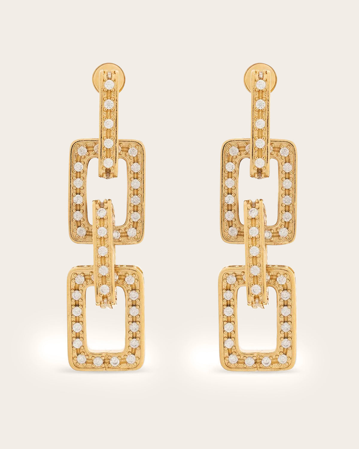 Diamante Chain Earrings