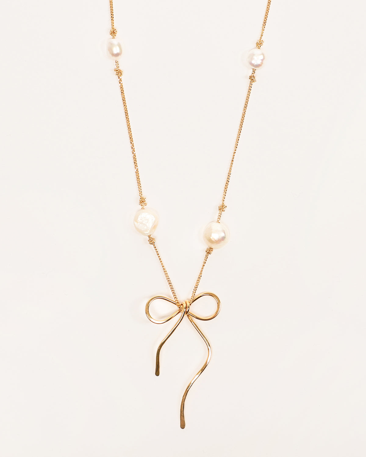 Long Bow Necklace