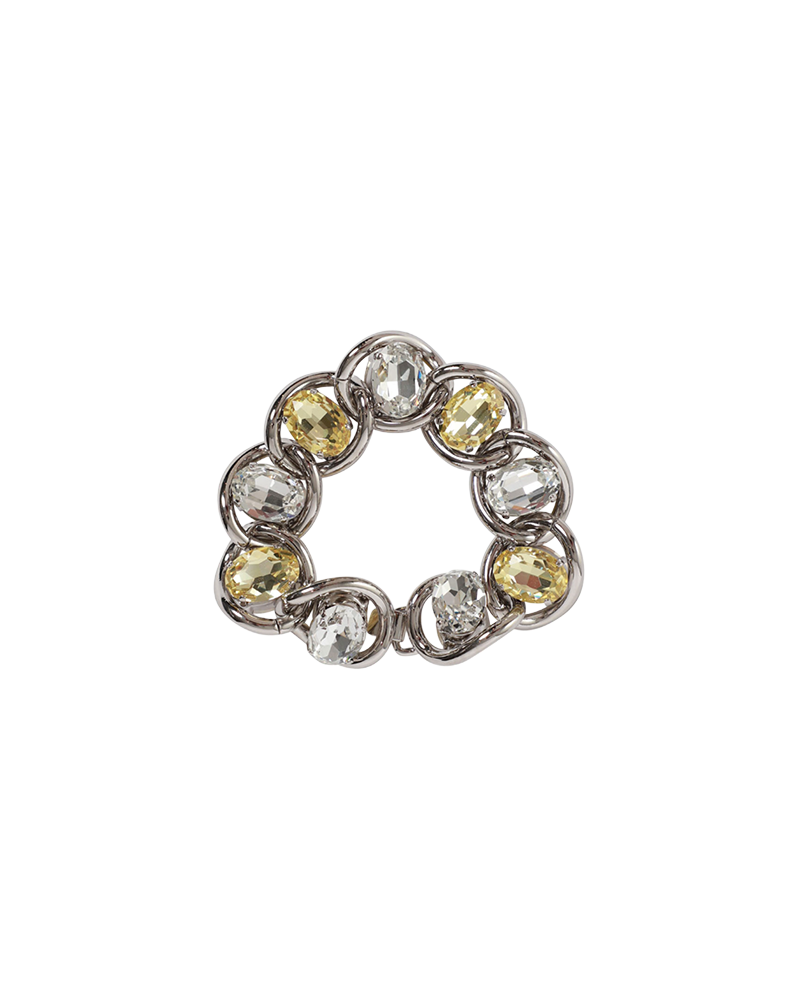 Chunky Chain Rhinestone Bracelet