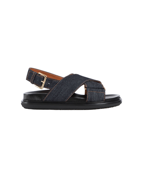 Denim Fussbett Sandals