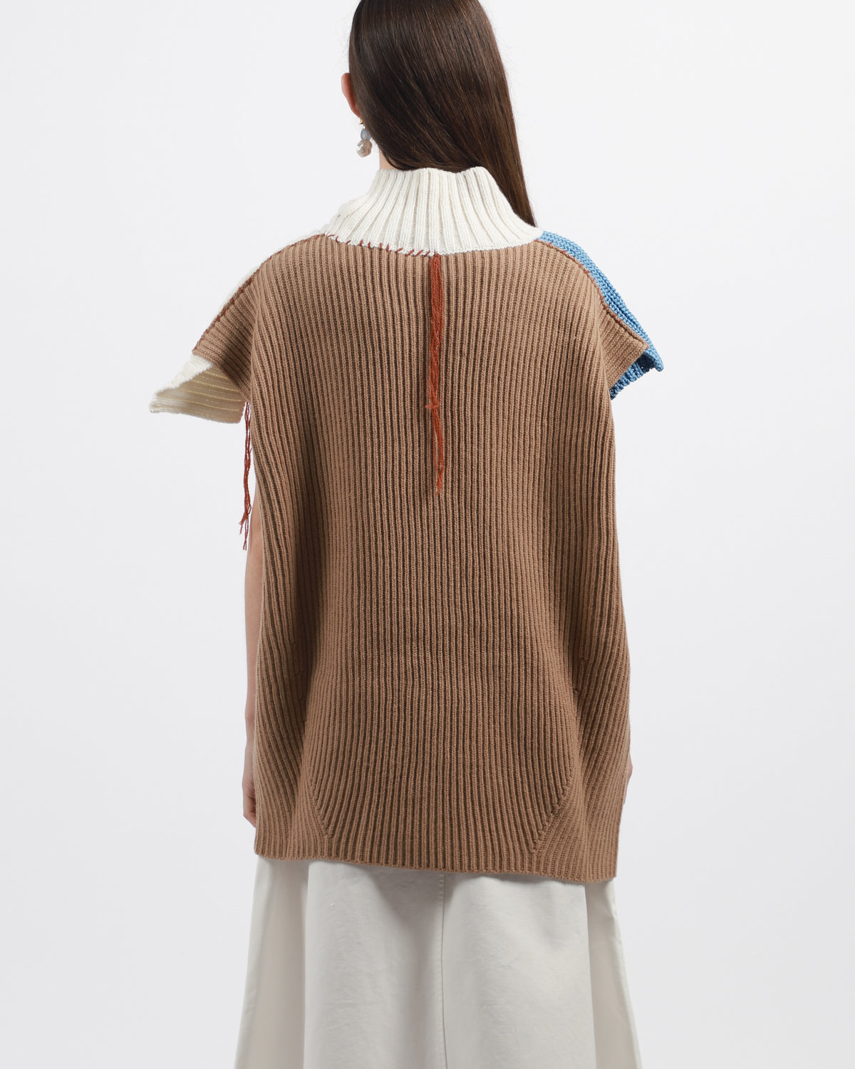 Patch Knit Vest