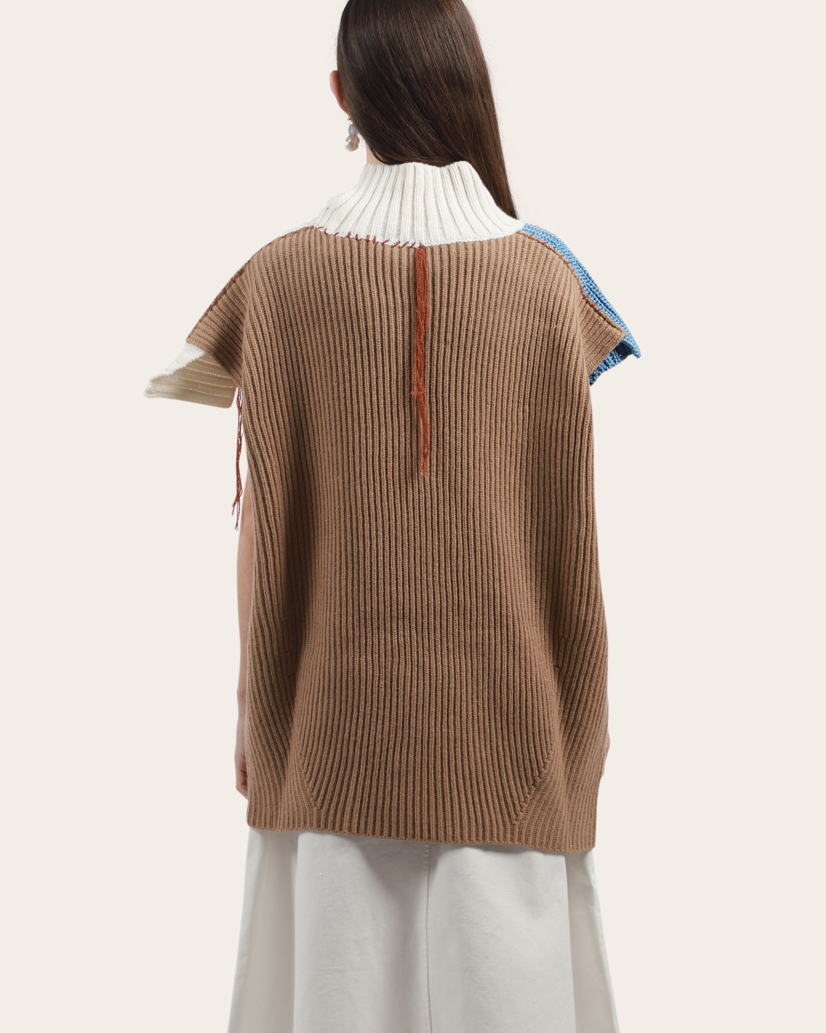 Patch Knit Vest