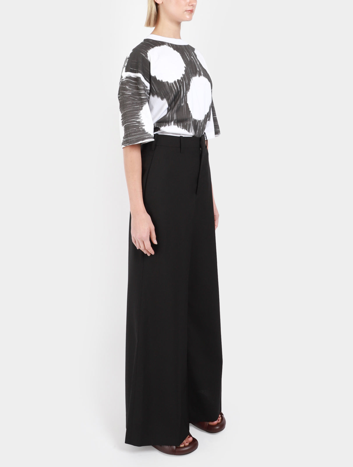 Tailored Wide Leg Trousers