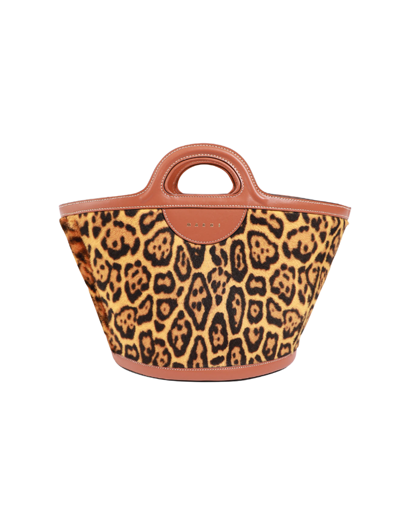 Tropicalia Leopard Small Tote Bag