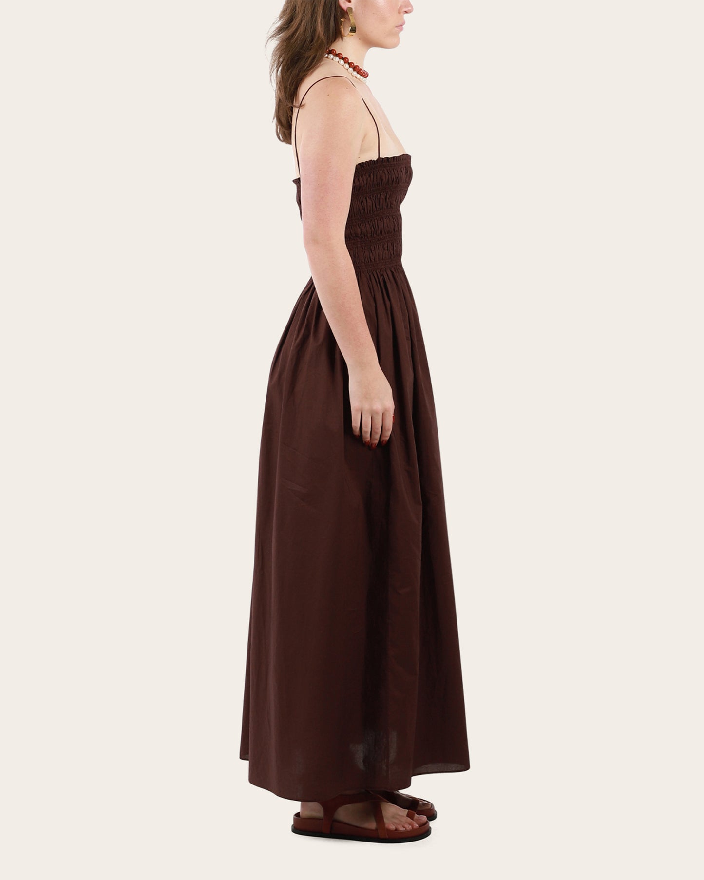 Shirred Bodice Dress