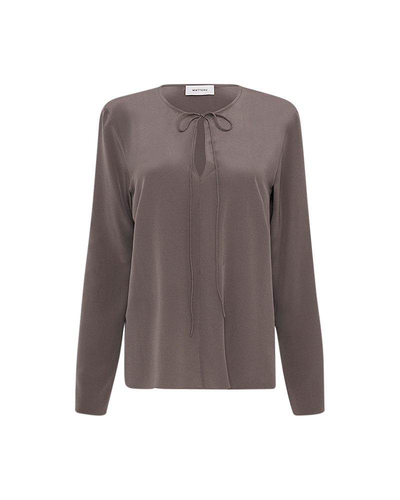 Popover Tie Blouse