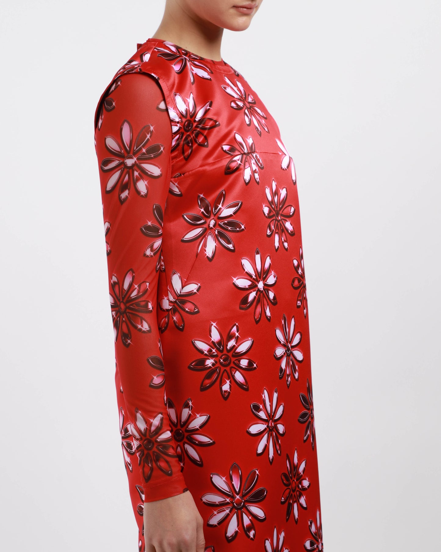 Long Satin Dress