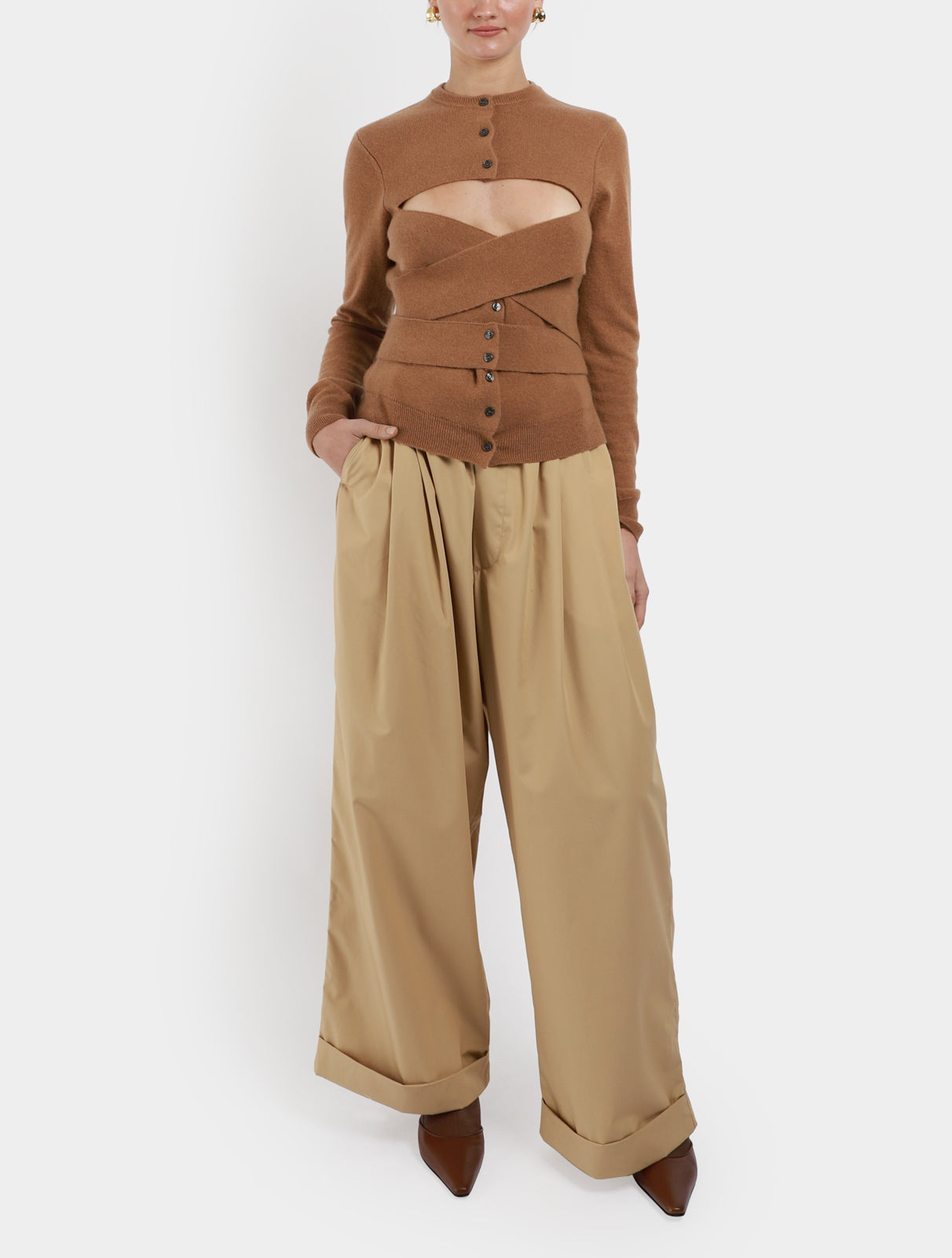 Wrap Cashmere Cardigan