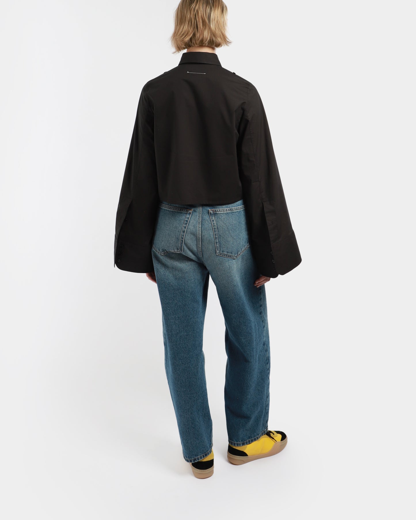 5 Pockets Button Jeans