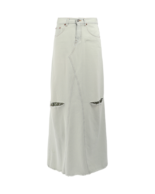 Maxi Rip Detail Skirt