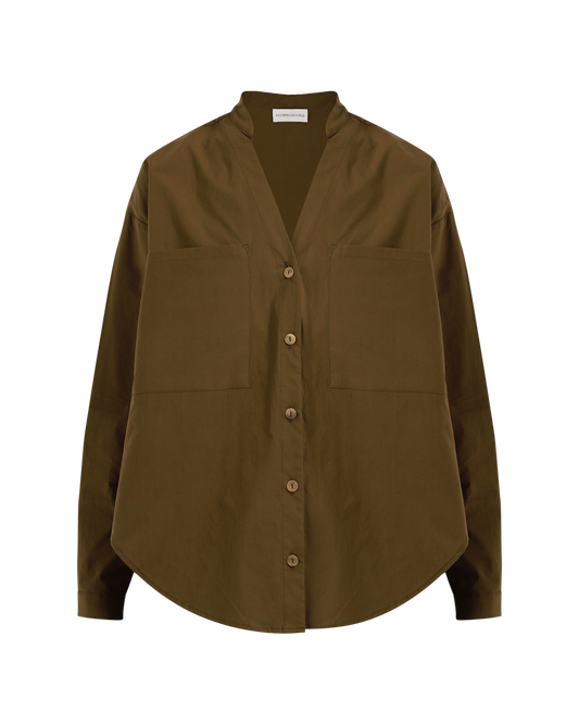 Oversize V-Neck Shirt