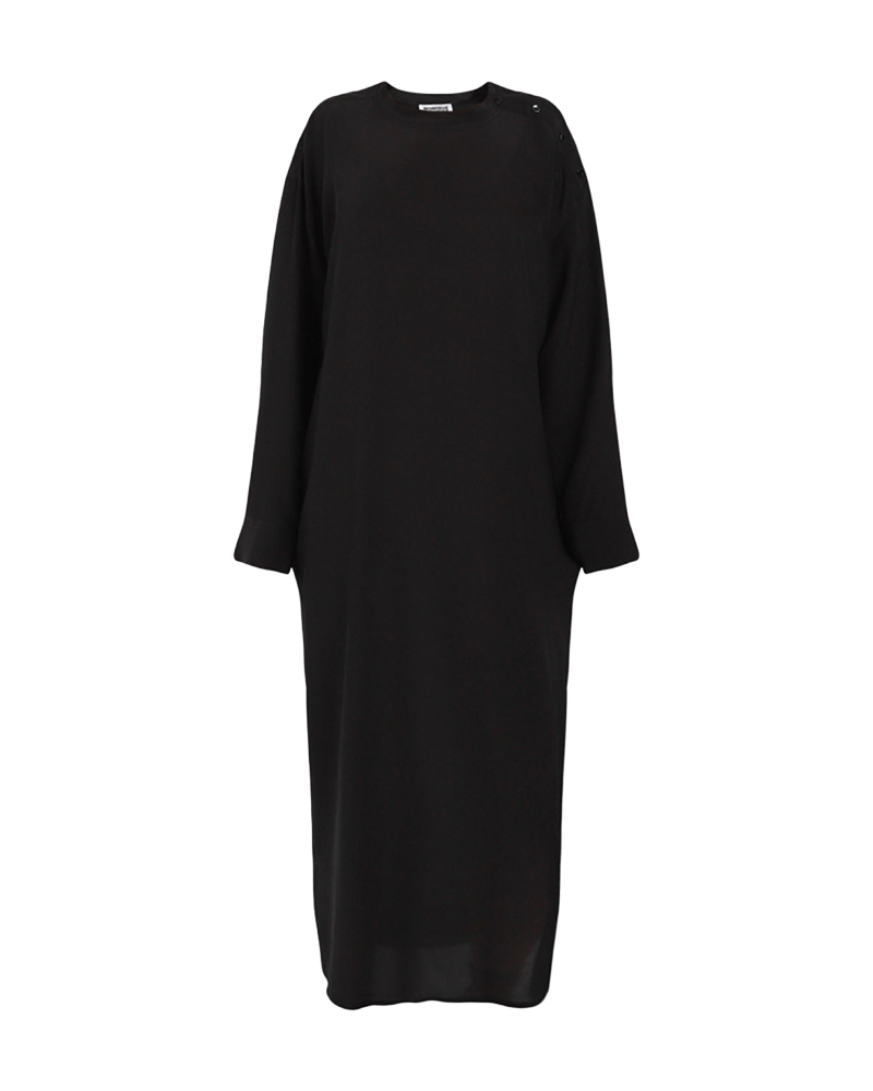 moniquevanheist-splits-dress-black-silk