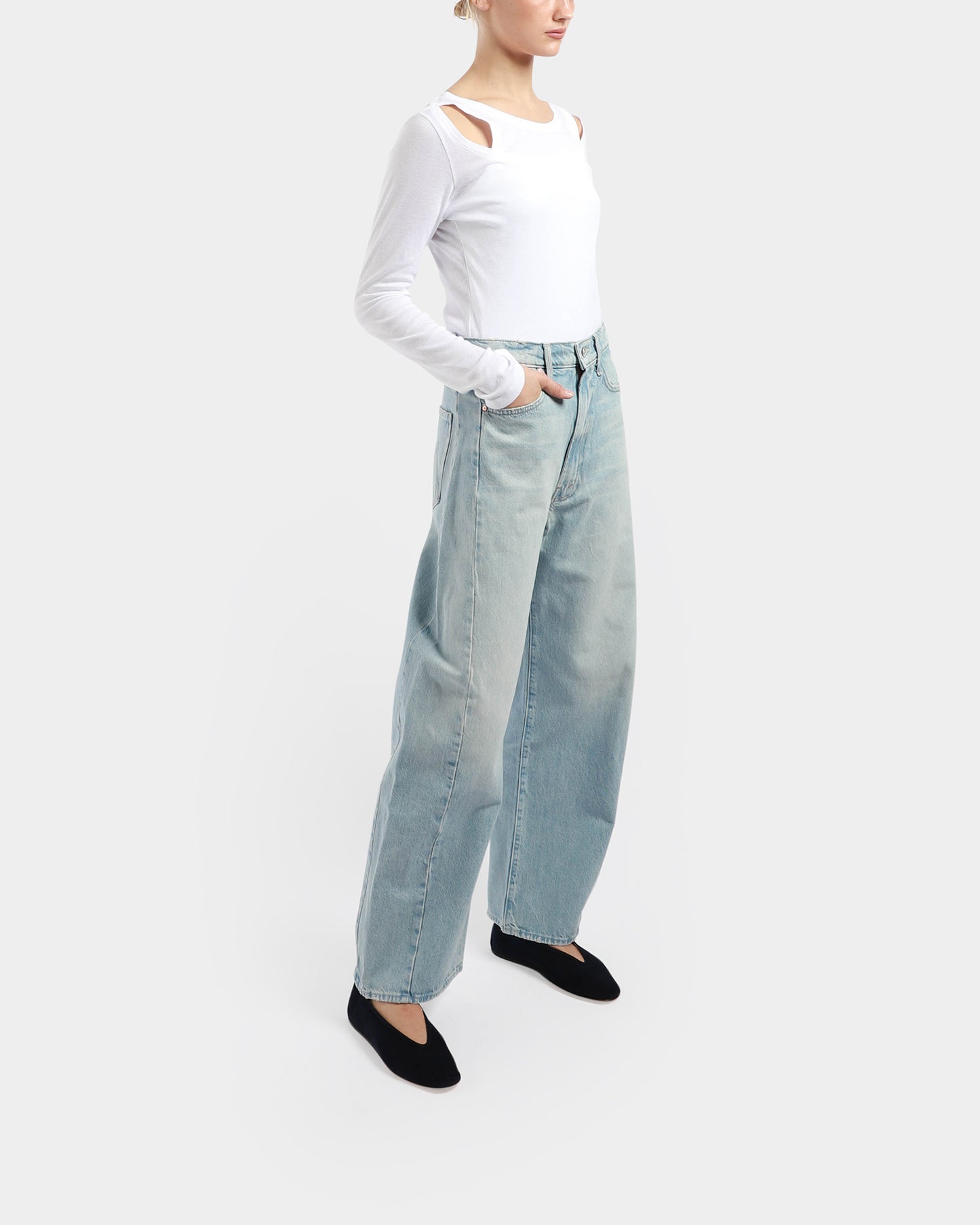 The Full Pipe Flood Jeans