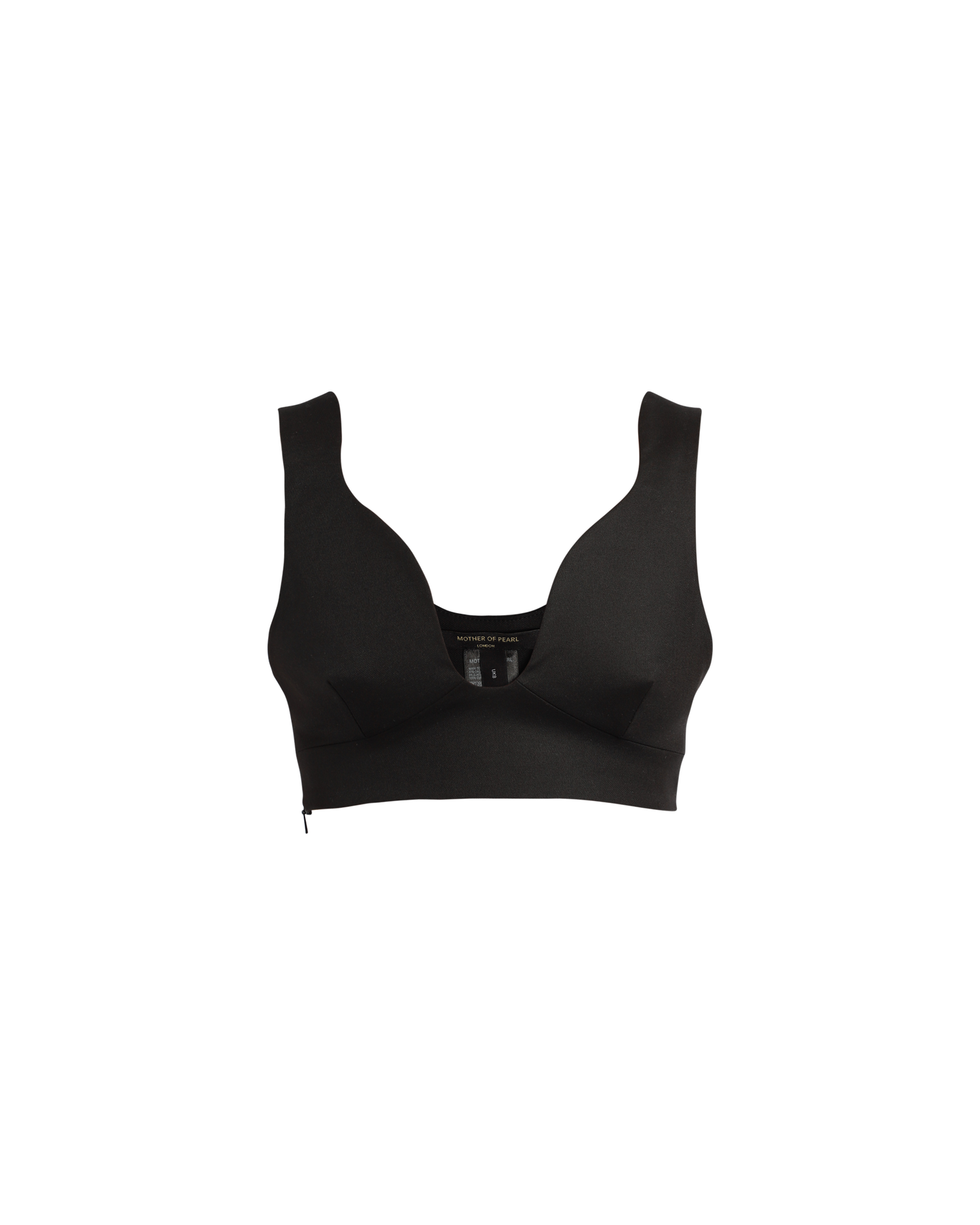 Curved Neck Crop Top