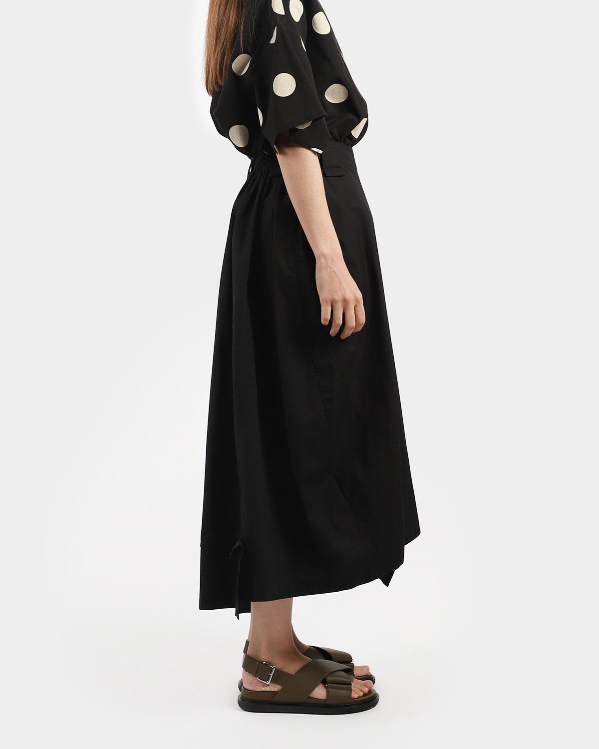 Asymmetric Hem Skirt