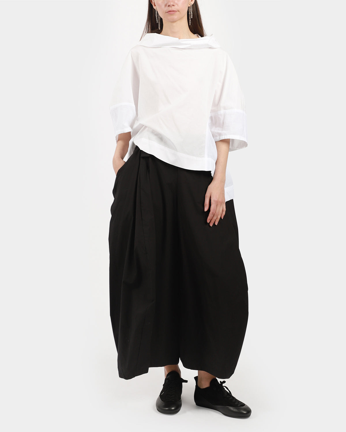Flipped Collar Blouse