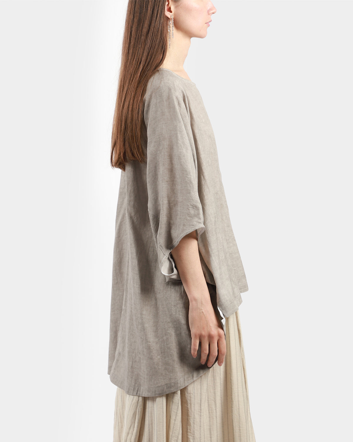 Grey Stripe Blouse