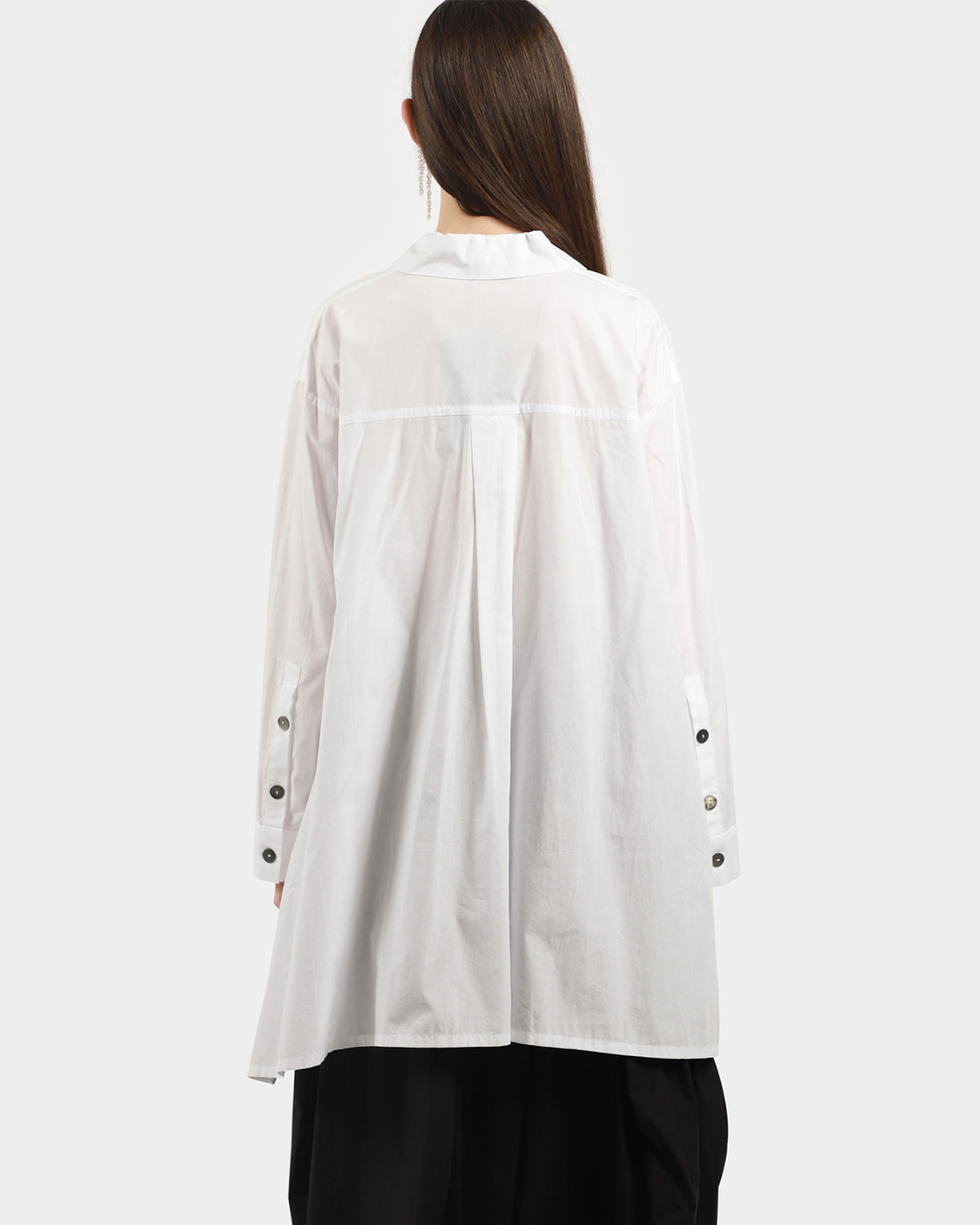 Multi Button White Shirt