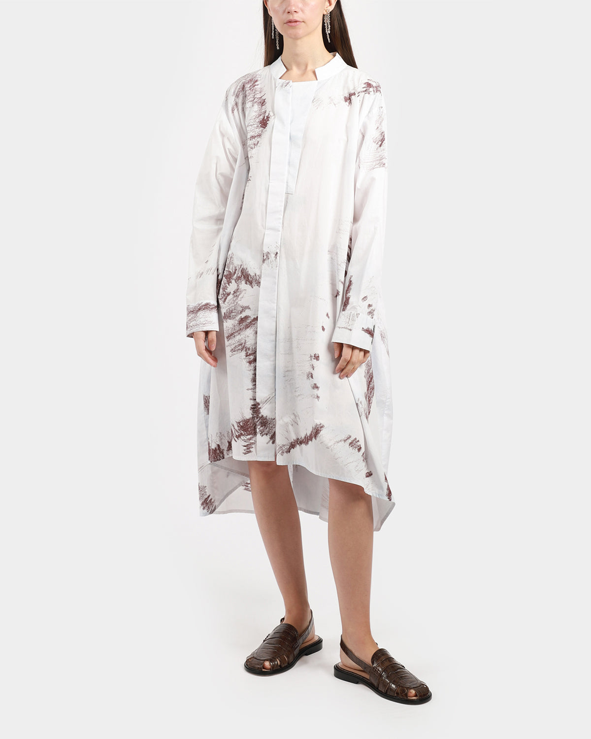 Scribble Print Dress