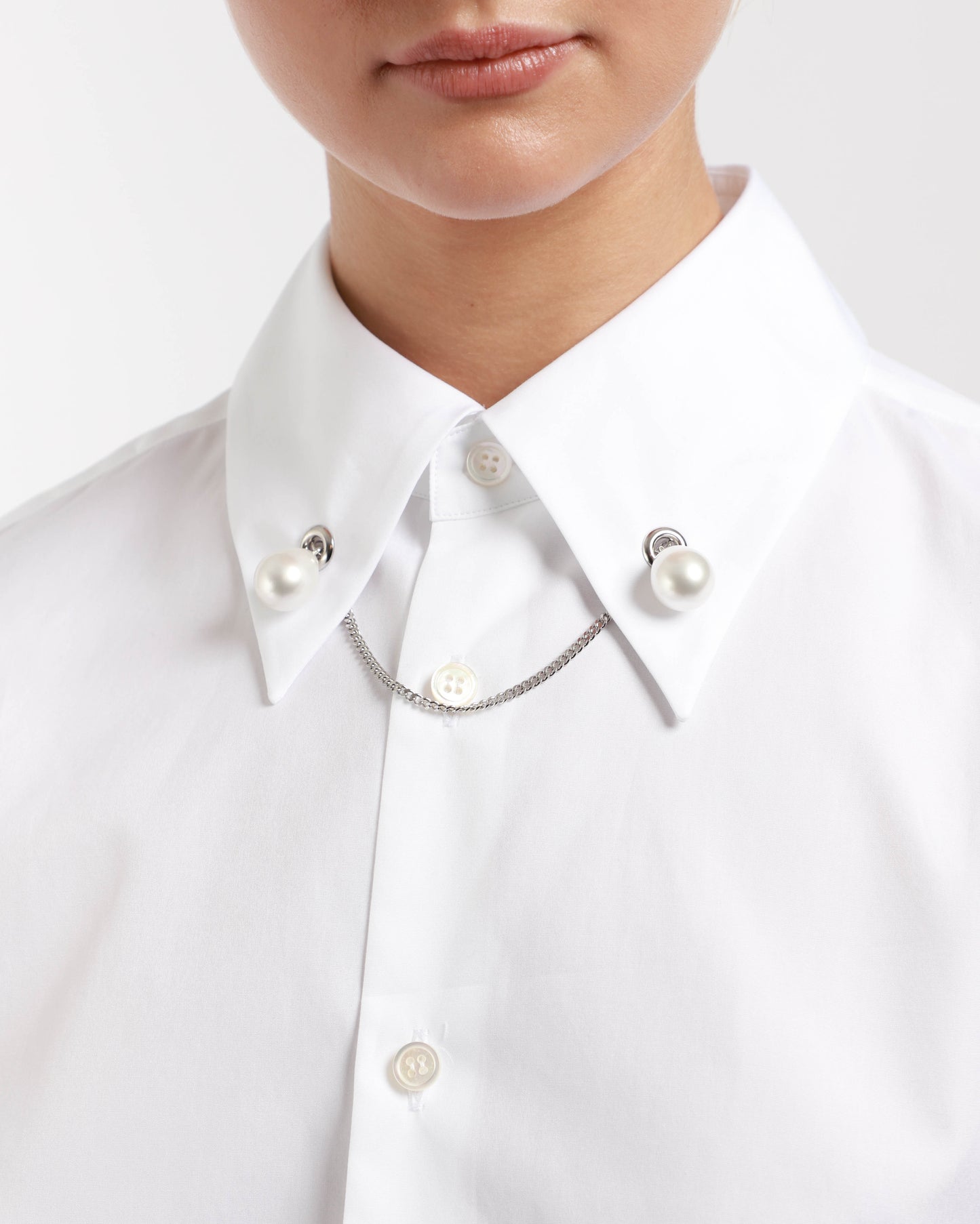 Pearl Collar Shirt
