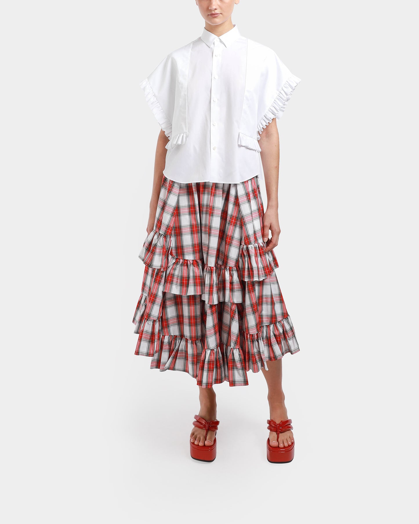 Ruffle Sleeve Shirt