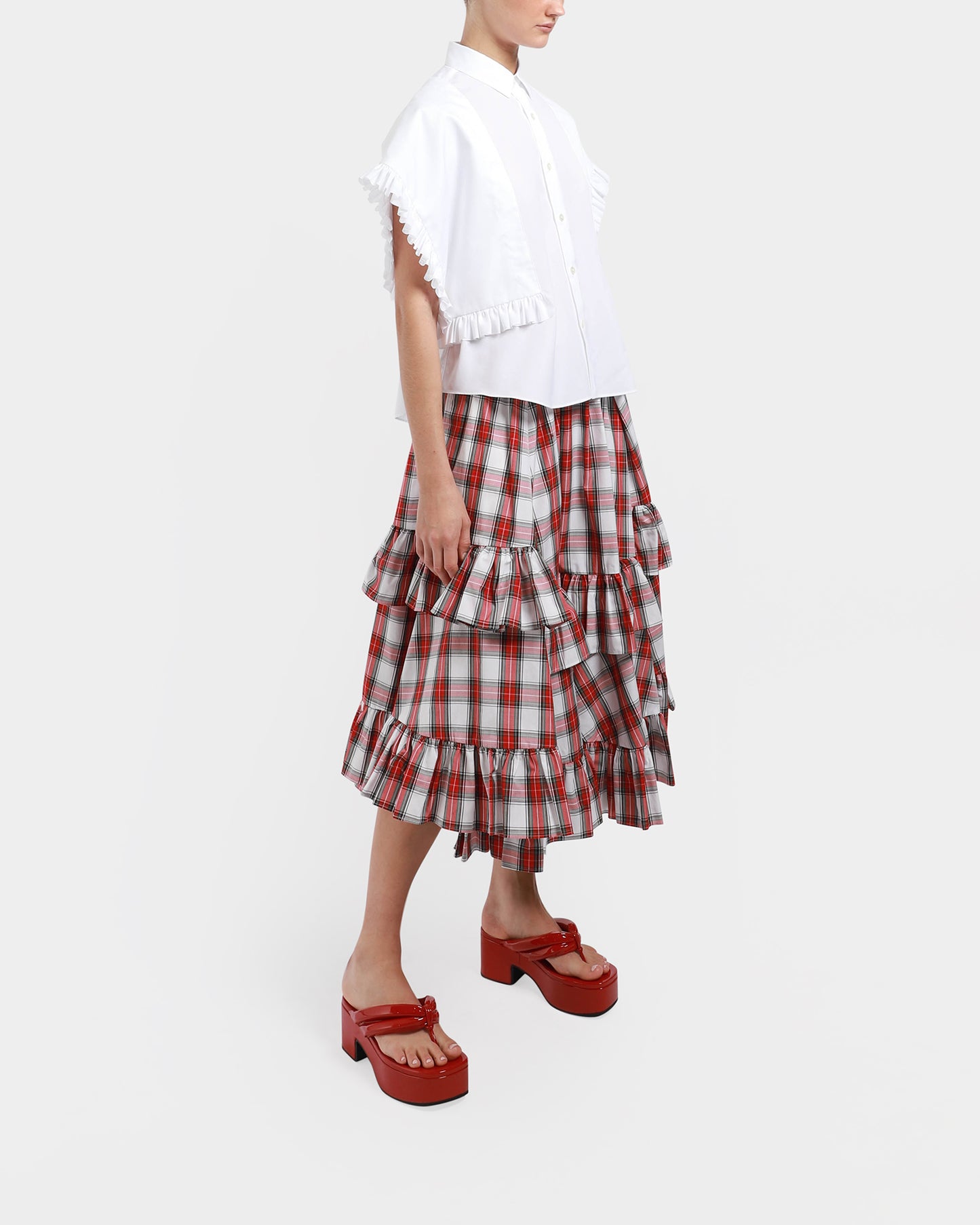 Ruffle Sleeve Shirt