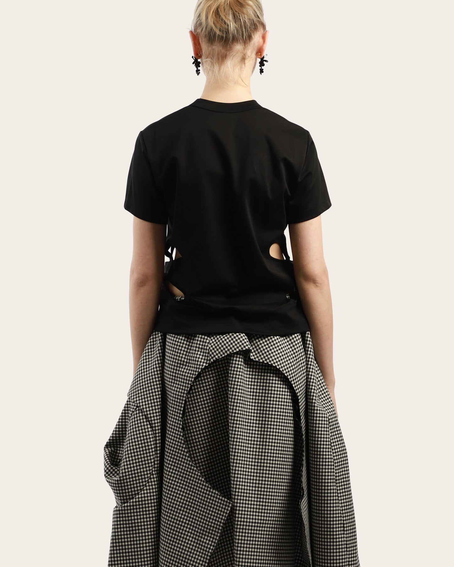 Flower Cut Out T-Shirt