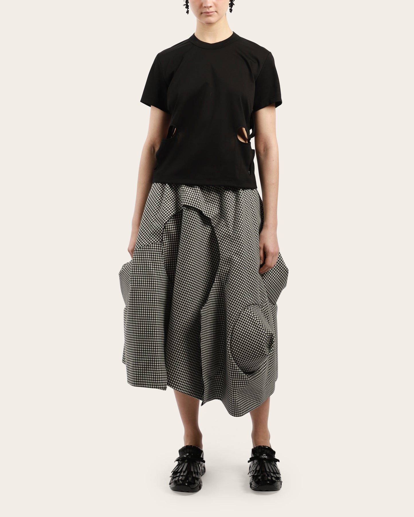 Flower Cut Out T-Shirt