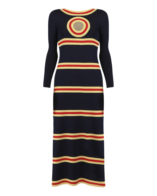 Geometric Knit Dress