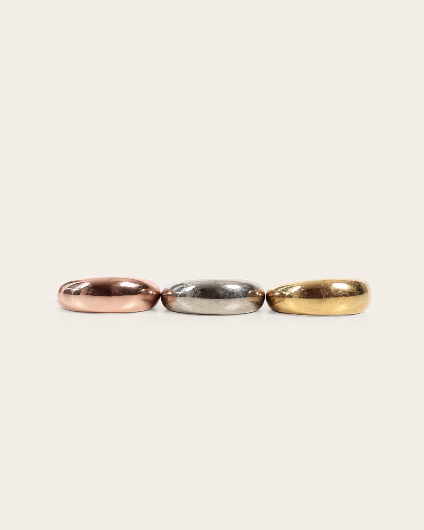 Triptych Circle Ear Cuffs